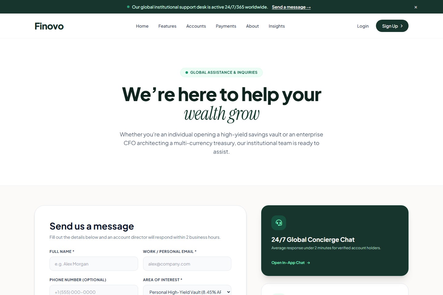 Contact & Support