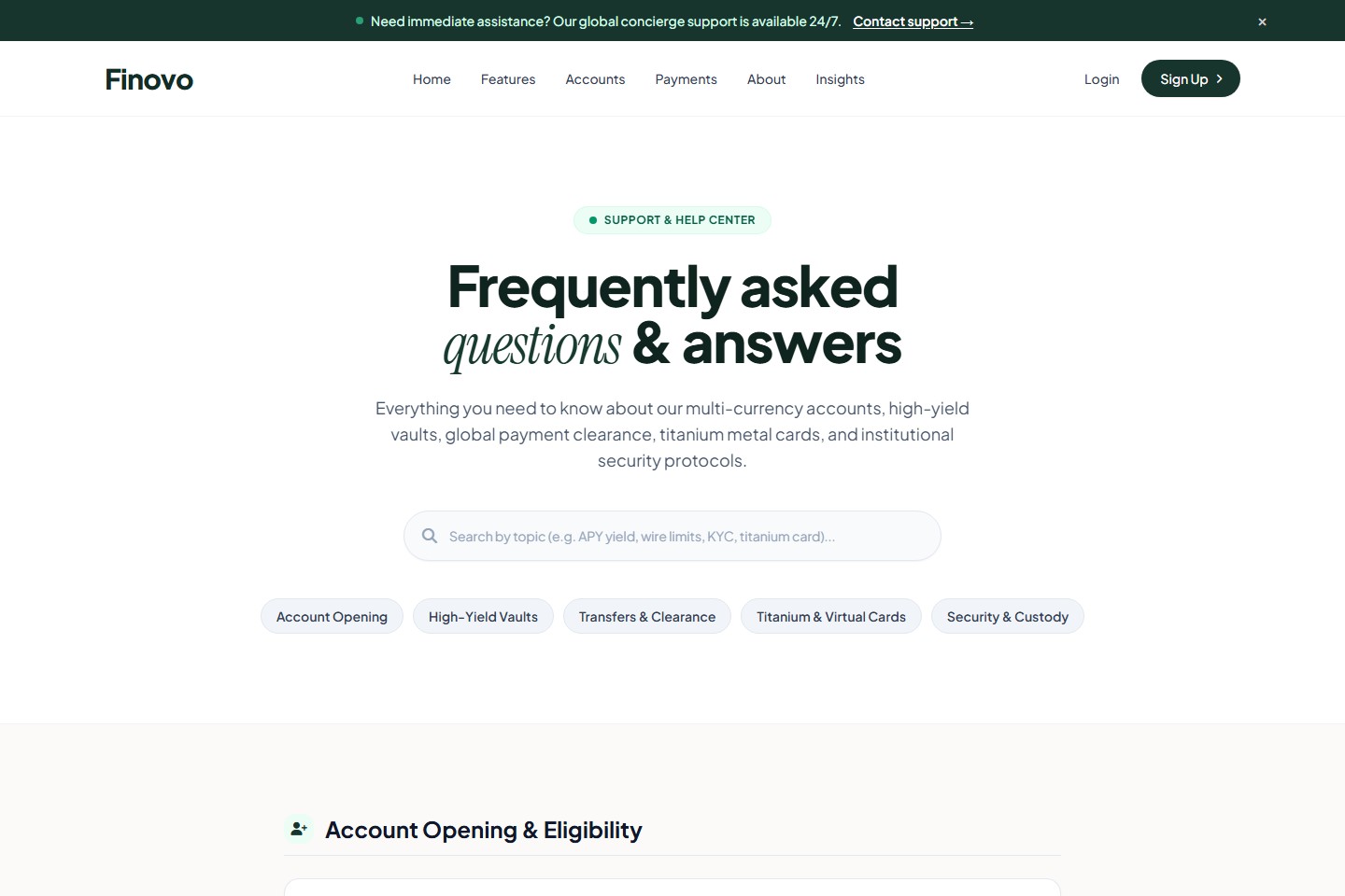 FAQ Page