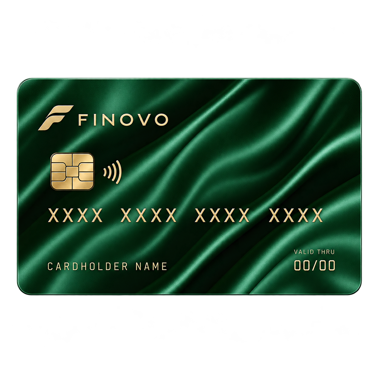 Finovo Dark Silk Titanium Debit Card